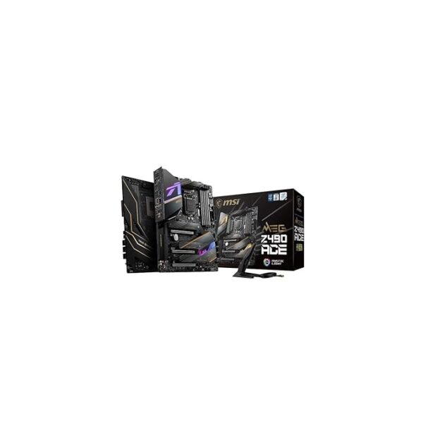 MSI MEG Z490 ACE Intel LGA1200 ATX Motherboard with USB-C 2.5G LAN and Triple Turbo M.2