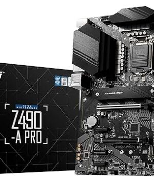 MSI Z490-A PRO ATX Motherboard with Dual M.2 Mystic Light and Thunderbolt M3 Port
