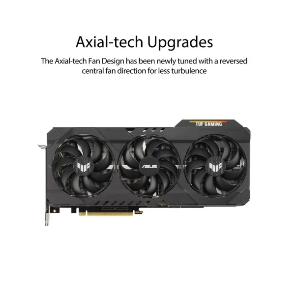 ASUS TUF Gaming GeForce RTX 3060 Ti V2 OC Edition Graphics Card GDDR6 8GB 256-Bit with DLSS AI Rendering - Image 3