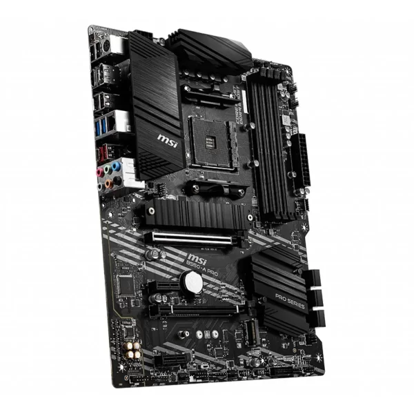 MSI B550-A PRO ATX Motherboard with DDR4 4400+MHz PCIe 4.0 Core Boost and Audio Boost - Image 4