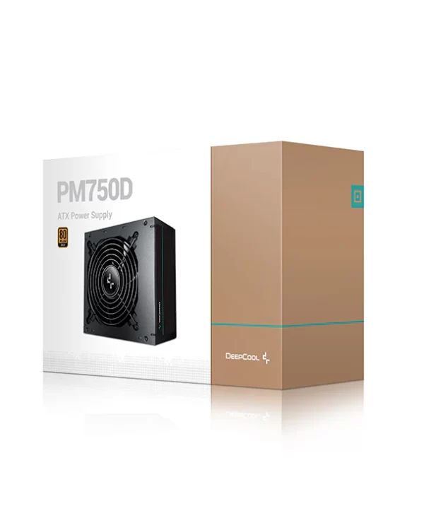 DEEPCOOL PM750D 750W Non-Modular 80 Plus Gold SMPS Power Supply