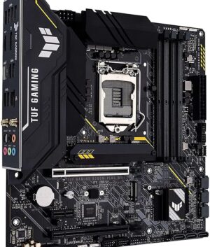 ASUS TUF Gaming B560M-Plus LGA 1200 mATX Motherboard with Thunderbolt 4 and AI Noise Cancellation