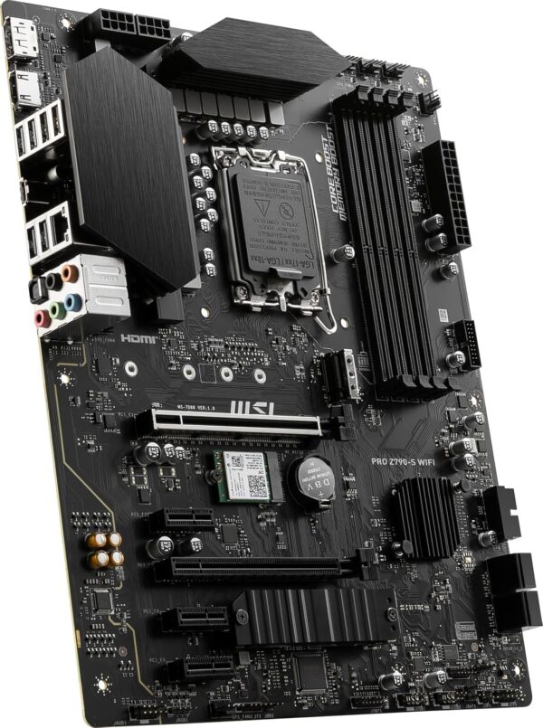 MSI PRO Z790-S Wi-Fi LGA 1700 DDR5 PCIe 5.0 ProSeries ATX Motherboard - Image 4