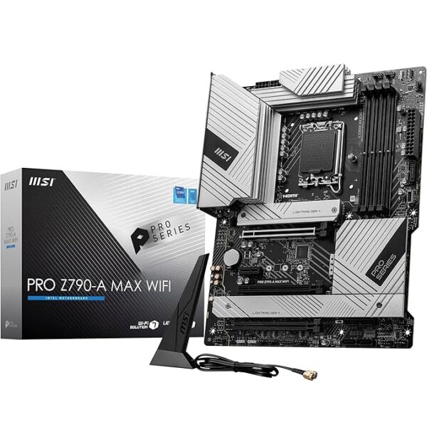 MSI PRO Z790-A MAX WIFI LGA 1700 DDR5 PCIe 5.0 Gen2 ProSeries ATX Motherboard