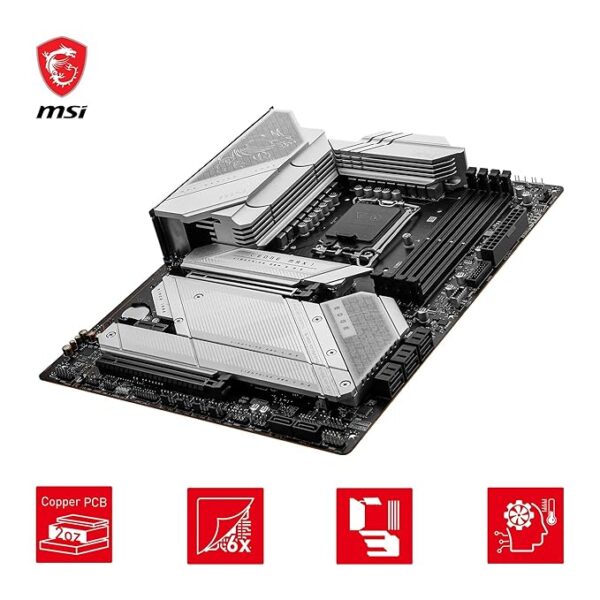MSI MPG Z790 EDGE WIFI LGA 1700 DDR5 PCIe 5.0 ATX Gaming Motherboard - Image 4