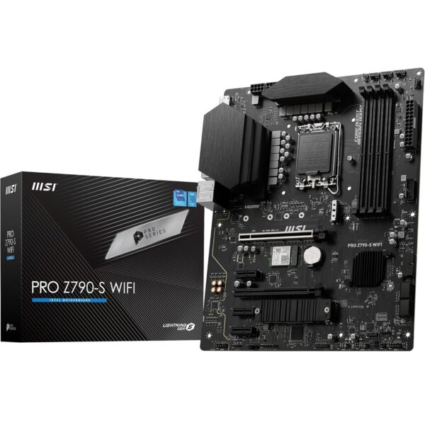 MSI PRO Z790-S Wi-Fi LGA 1700 DDR5 PCIe 5.0 ProSeries ATX Motherboard - Image 2
