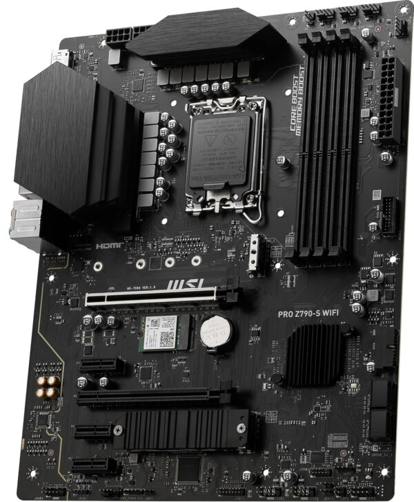 MSI PRO Z790-S Wi-Fi LGA 1700 DDR5 PCIe 5.0 ProSeries ATX Motherboard - Image 3