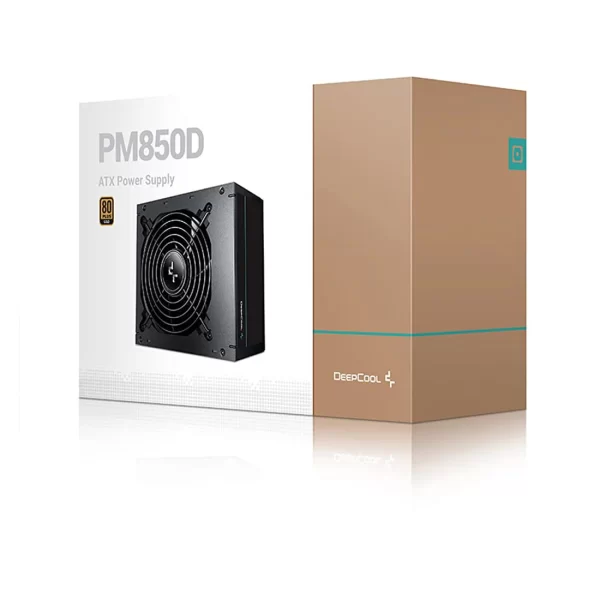 DEEPCOOL PM850D 850W Non-Modular 80 Plus Gold SMPS Power Supply - Image 2
