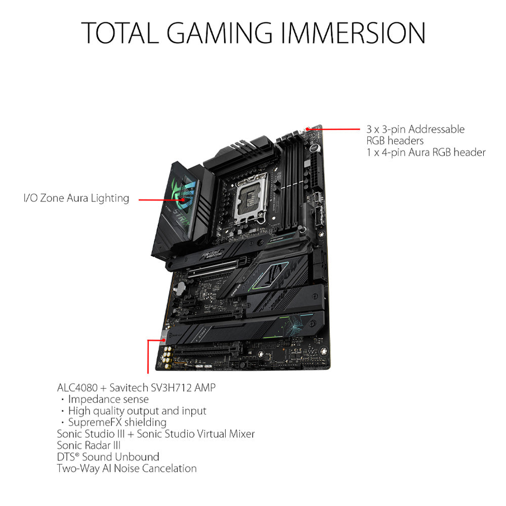 ASUS ROG STRIX Z790-F GAMING WIFI Intel Z790 LGA 1700 ATX Motherboard - Image 4